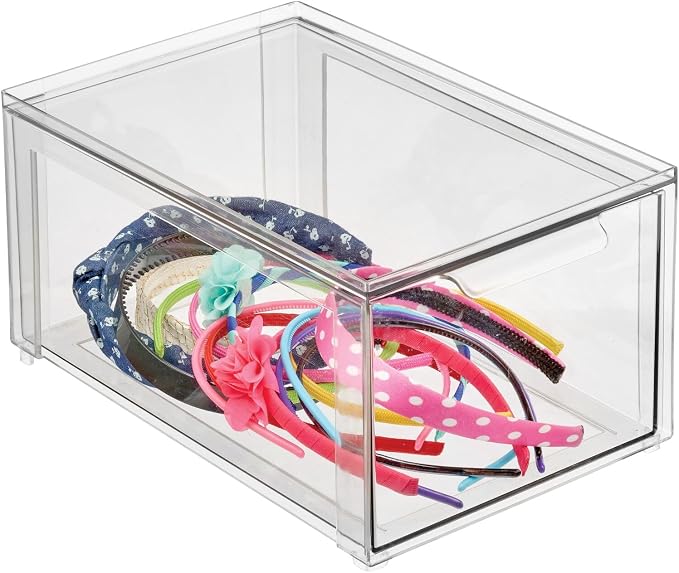 mDesign Plastic Stackable Bathroom Storage - Image 7