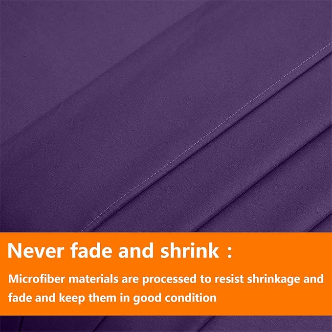 TAIMIT Purple Queen Size Comforter Set - Image 7