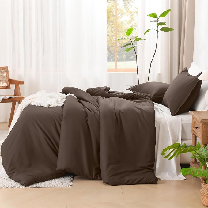 Litanika Chocolate Comforter California King Size, 3 Pieces Cal King - Image 5