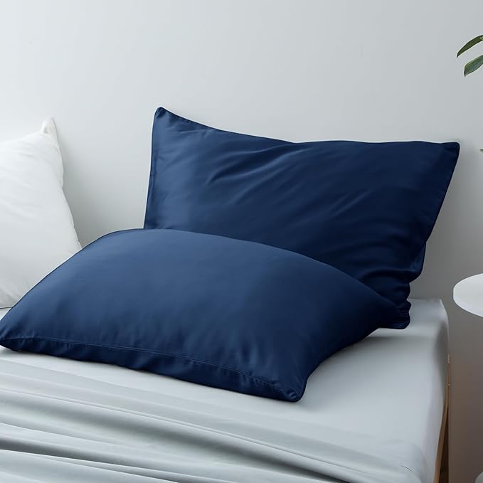 4-Pack Bamboo Viscose Zippered Pillow Cases Standard Size, 400 Thread Count - Image 5