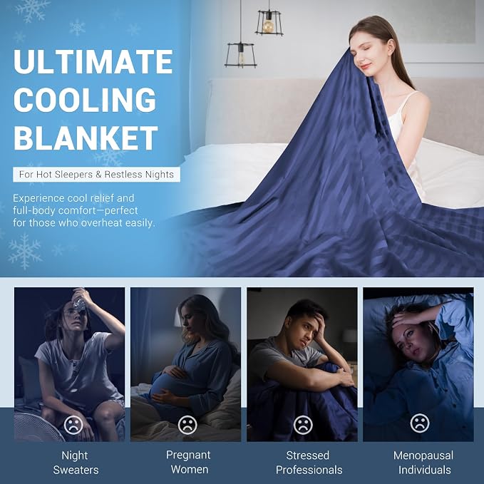 Elegear Cooling Blanket for Hot Sleepers, Arc-Chill® 3.0 Cooling Tech Q-Max >0.5 - Image 6