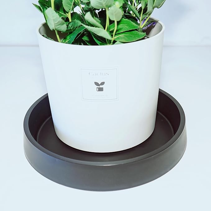 Plant Saucer Tray for Ceramic Plastic Pots, 10 inch Plant Saucers for Indoors - Image 4