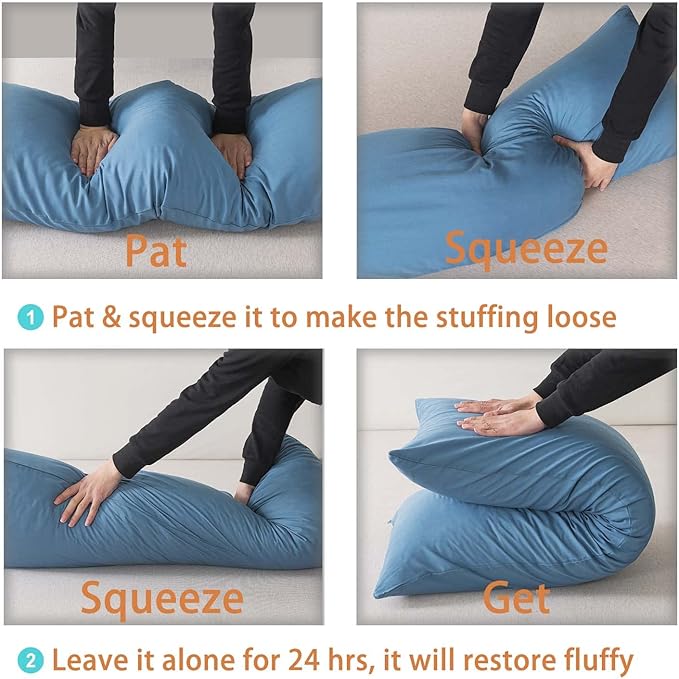 WhatsBedding Memory Foam Body Pillow - Image 6