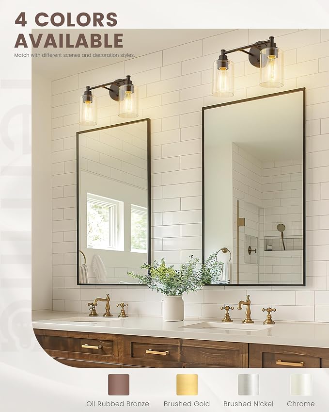 FEMILA Bathroom Vanity Light, Vanity Lighting fixtures, Modern Wall Sconce - Image 5