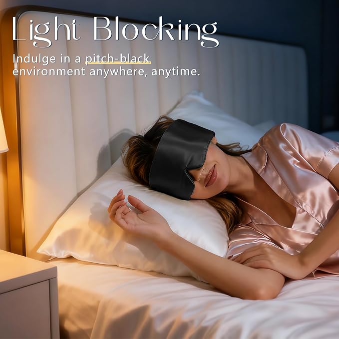 ZIMASILK 100% 22 Momme Mulberry Silk Sleep Mask - Image 4