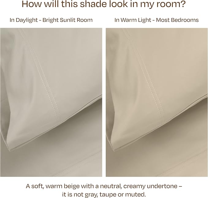 California Design Den Pillow Cases Standard Size Set of 2-800 Thread Count - Image 5