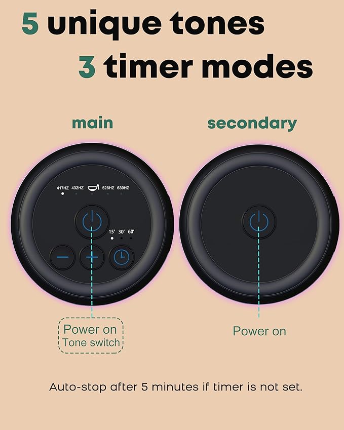 M3 Zen Frequency Sound Machine | Portable Meditation Chime - Image 6