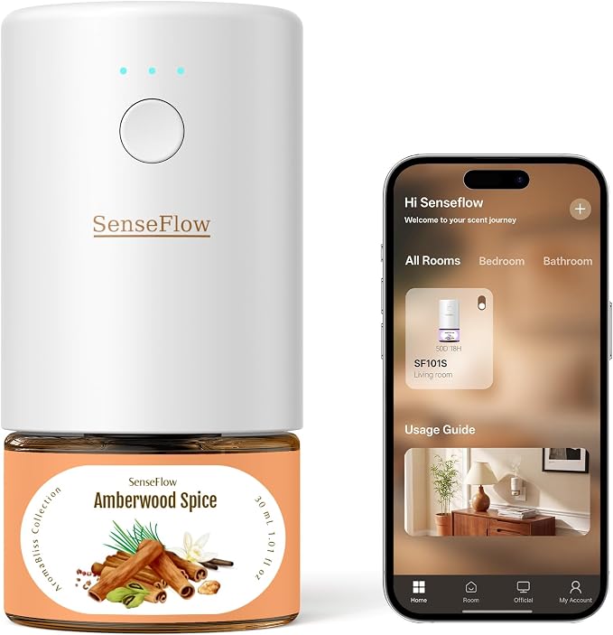 SF101S Pro Smart Plug in Air Freshener by SenseFlow