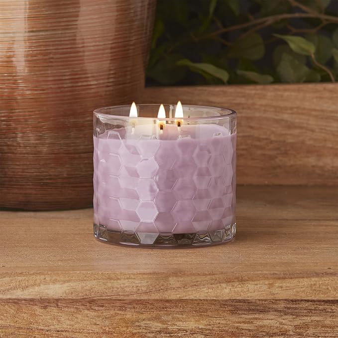 Root Candles Scented Candles Honeycomb Glass Premium Handcrafted Beeswax Blend - Image 2