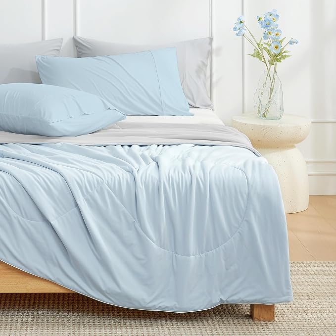 Cozy Bliss Cooling Comforter Twin Size, Cooling Blankets - Image 9