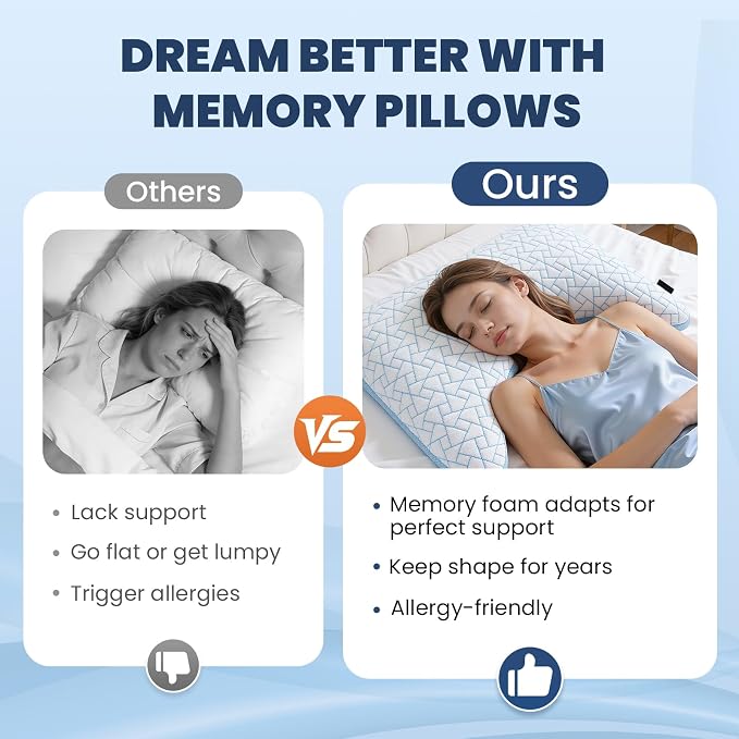 A-Pce Adjustable Pillow, Queen Size Bed Pillows - Image 8