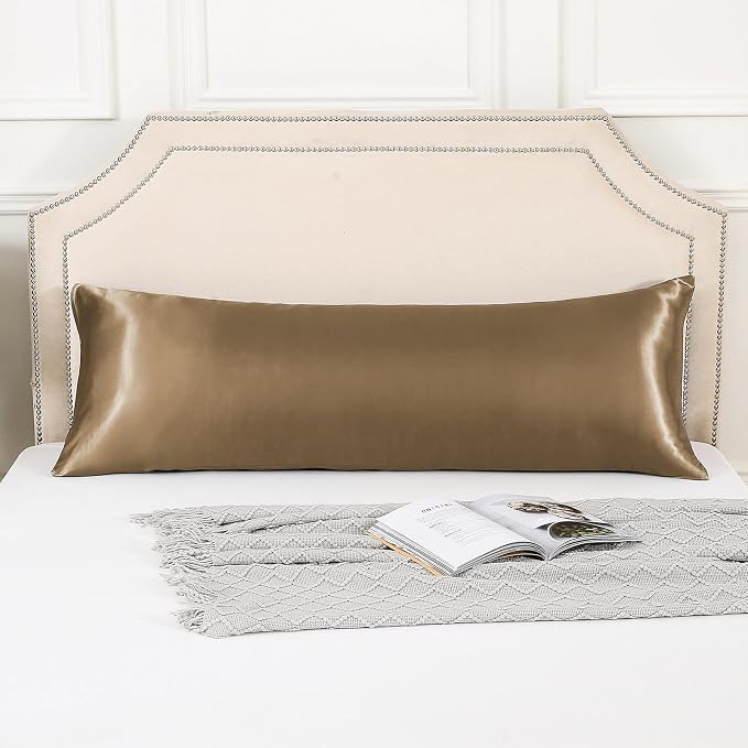 HUXMEYSON Body Pillow with Satin Pillowcase, Body Pillow - Image 7