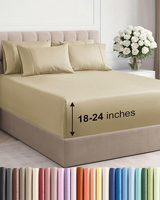 Extra Deep Queen Sheet Set by CGKUnlimited