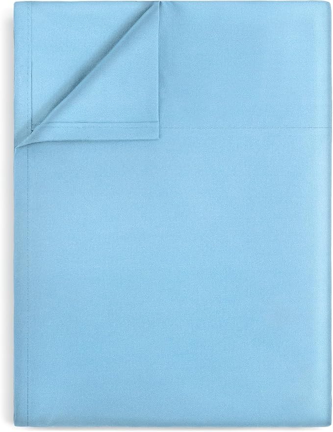 Lirex Flat Sheet, Full Size Extra Soft Brushed Microfiber 1800 Microfiber Flat by Lirex