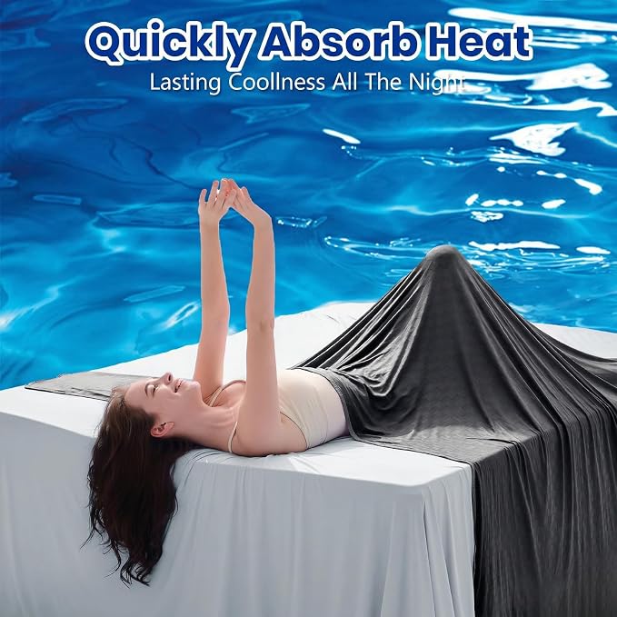 Topcee Cooling Blanket Full Size- 60"x90" Summer Cooling Throw Blanket - Image 2