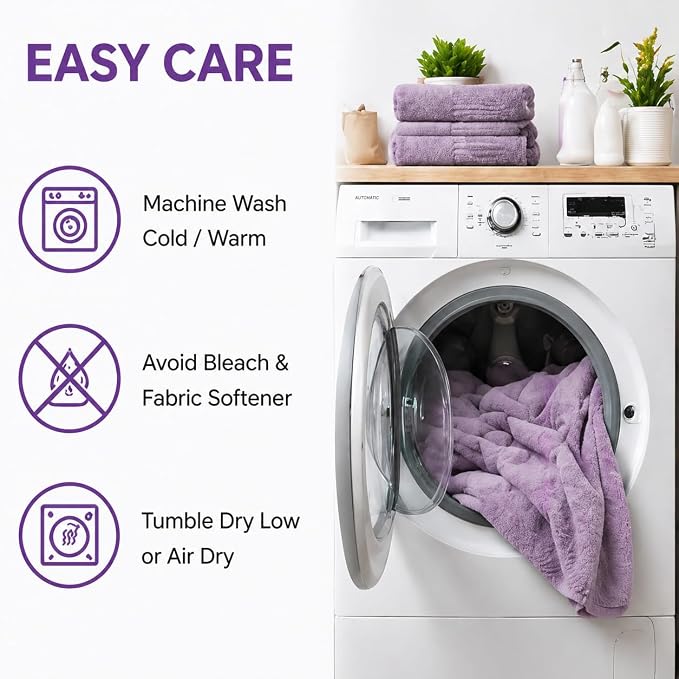 SEISSO 2 Pack Extra Large Bath Towels 63"x35", Bath Sheets - Image 6