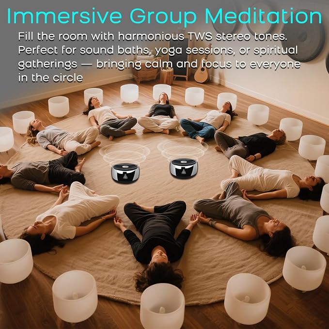Sound Frequency Instruments, Meditation Tone TWS Machine- Solfeggio Bath Device - Image 8