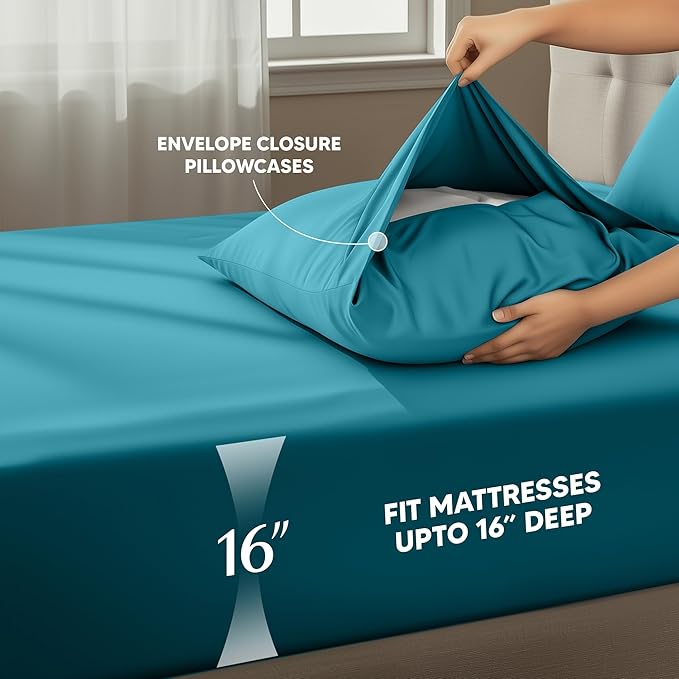 Utopia Bedding Twin Sheet Set – 3 Piece Bed Sheets - Image 4