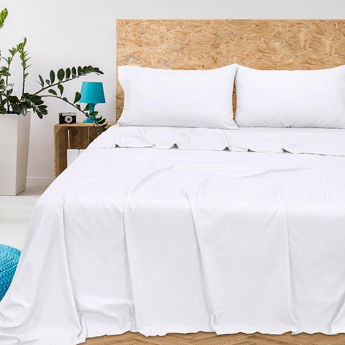 Royale Linens 300 Thread Count 100% Long Staple Combed Cotton Flat Sheet - Image 8