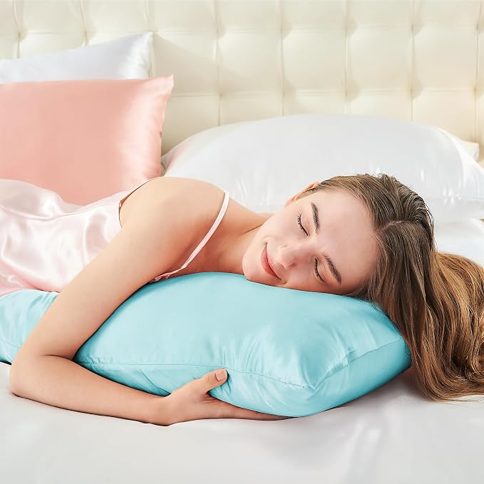 BEDELITE Satin Body Pillow Cover, Super Soft and Cooling Body Pillow Pillowcase - Image 5