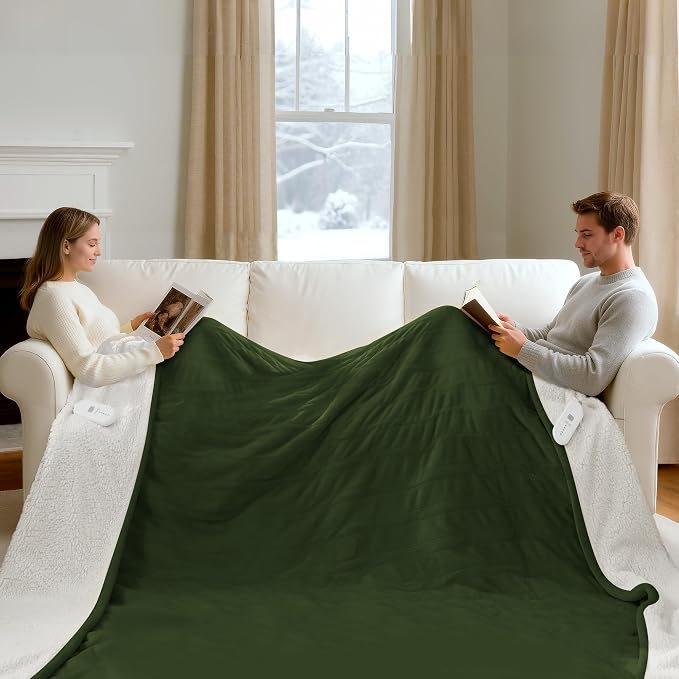 King Heated Blanket Dual Control by FVERWAG