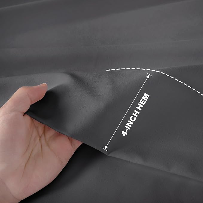 Lavisun Queen Flat Sheets 2 Pack, Hotel Quality Flat Bed Sheets, Brushed - Image 3