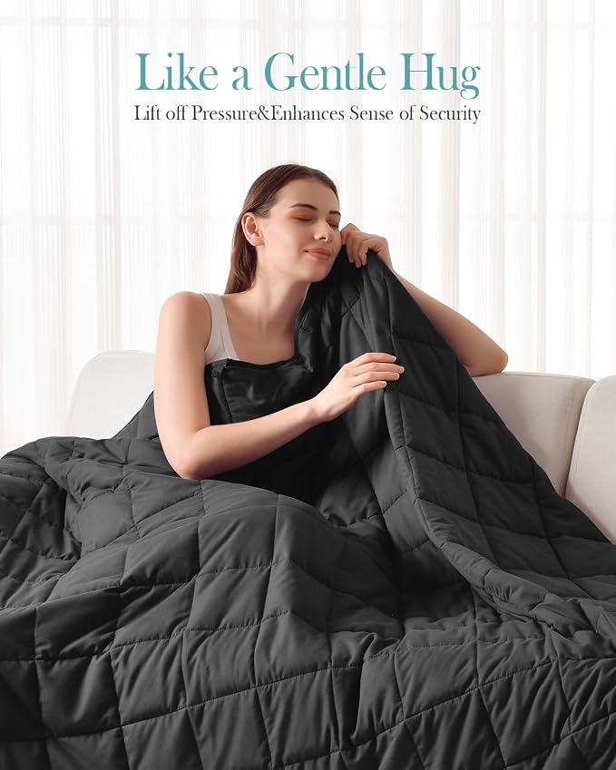Topblan Weighted Blanket for Adults 20lbs, Breathable Cooling Weighted Blanket - Image 2
