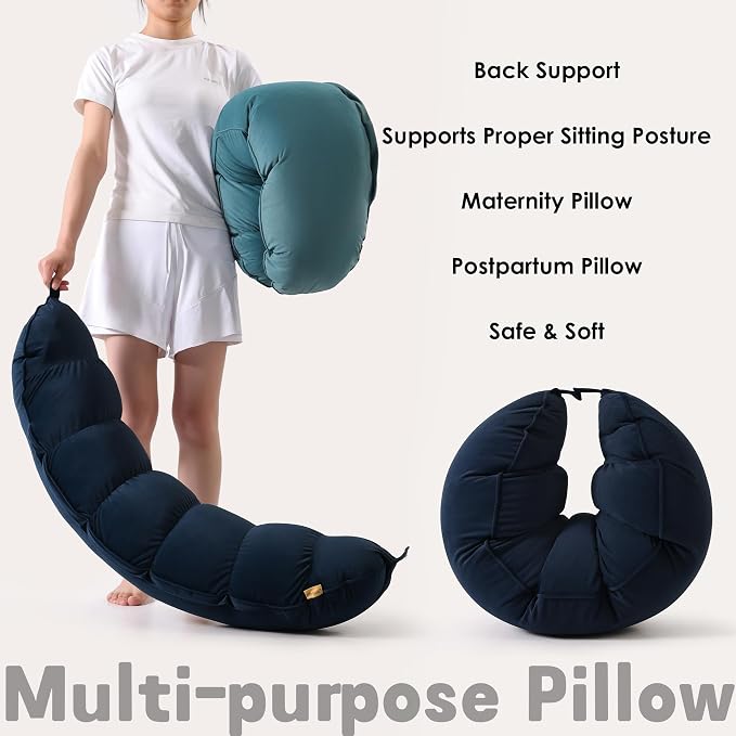 Peallow – Long Round Body Pillow - Image 7