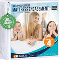 Utopia Bedding Mattress Protector Zippered Twin XL Size, 100% Waterproof Bed by UTOPIABEDDING
