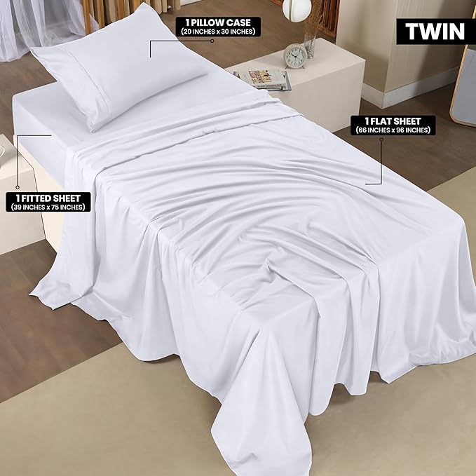 Utopia Bedding Twin Bed Sheets Set - Image 2