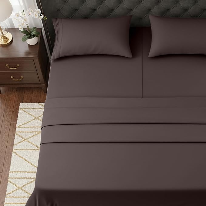 Elegant Comfort Luxurious 1500 Premium Hotel Quality Microfiber Three Line - Image 5