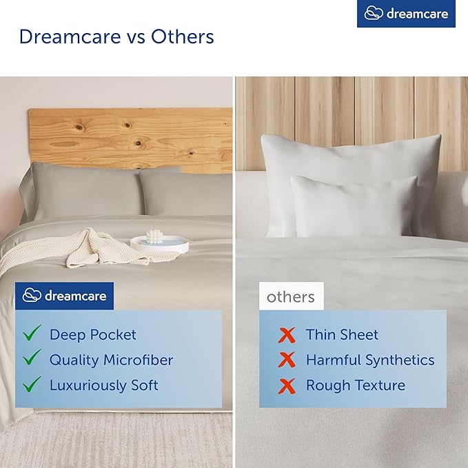 DREAMCARE Queen Sheet Set - Image 6