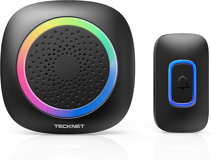 TECKNET Longest 1300 Feet Wireless Doorbell by Tecknet