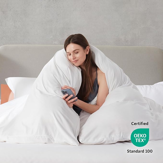 Nestl White Duvet Cover Queen Size - Image 3