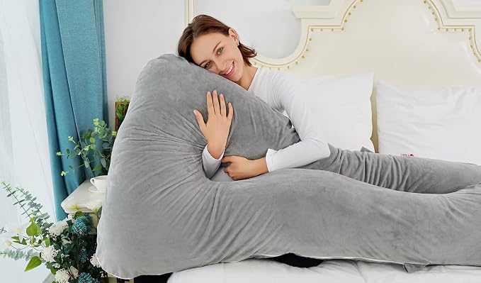 Meiz Pregnancy Pillows Cooling, Pregnancy Pillow U Shaped, Full Body Pillow and - Image 3