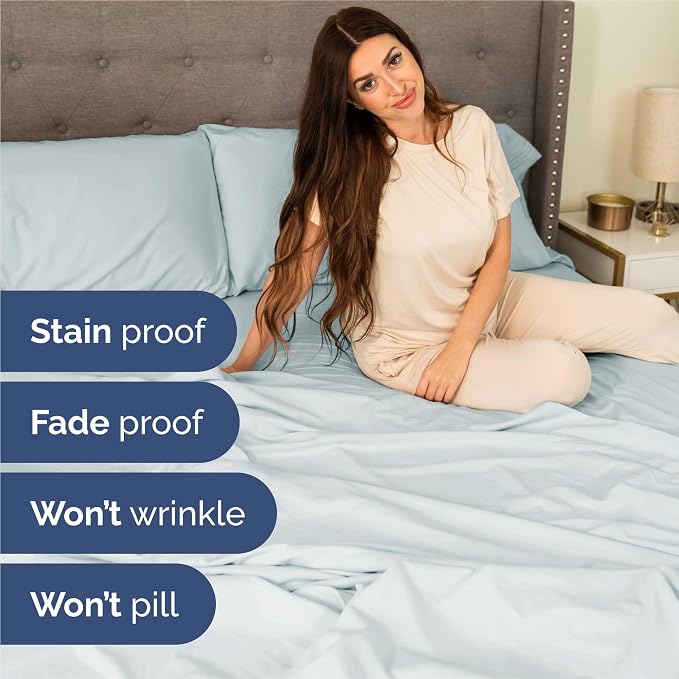 Split King Size 5 Piece Sheet Set - Image 5
