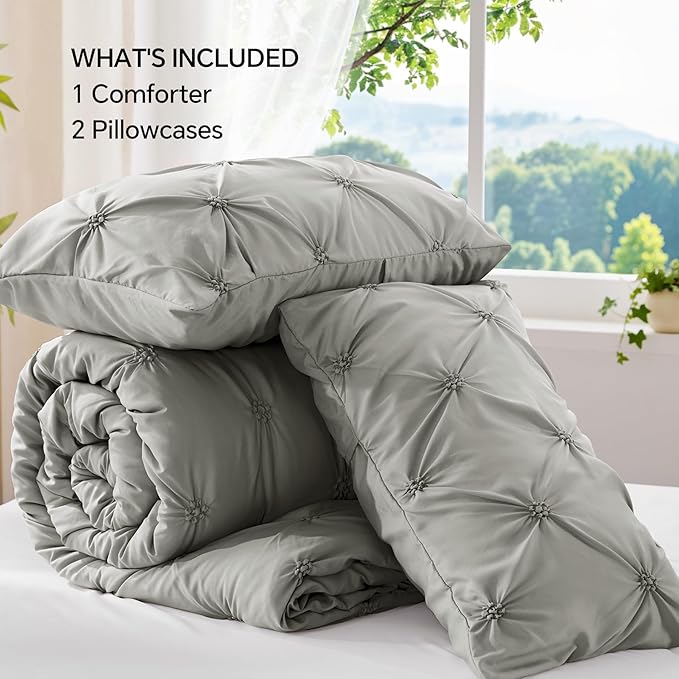 BEDELITE Grey King Size Comforter Set - Image 7