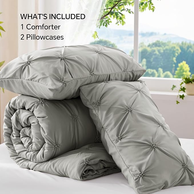 BEDELITE Grey Queen Comforter Set - Image 7