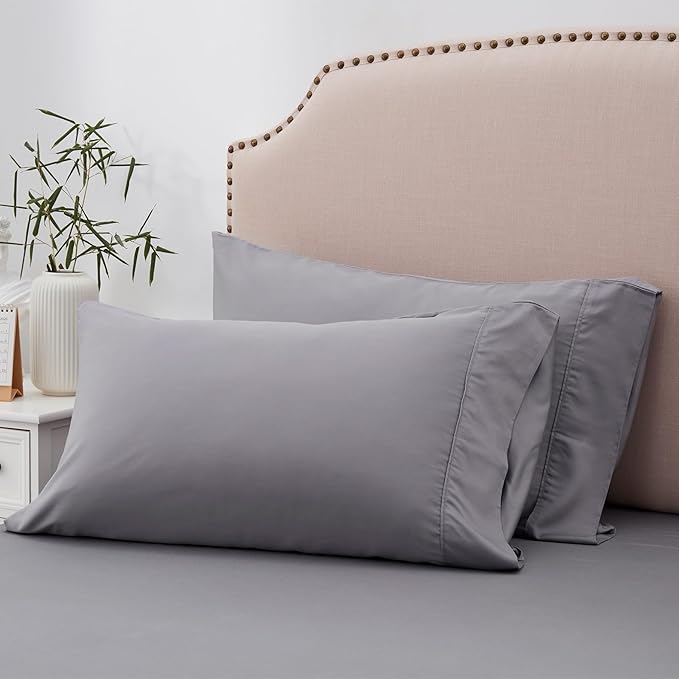 ACCURATEX Cooling Pillow Cases King Size Set of 2, Rayon Derived from Bamboo by ACCURATEX