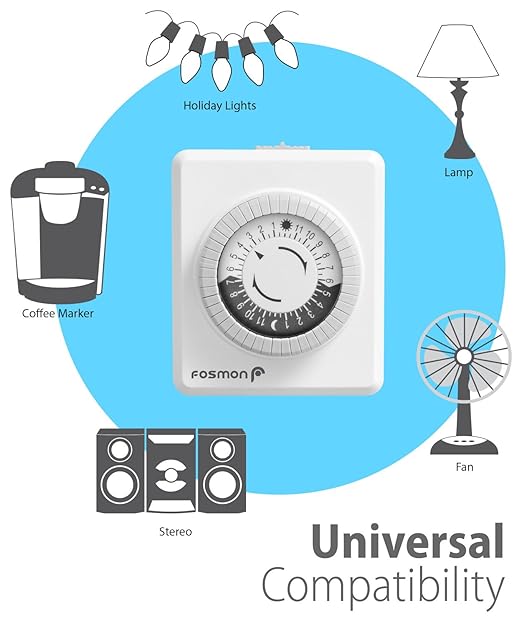 Fosmon 24-Hour Dual Timers Outlets - Image 3
