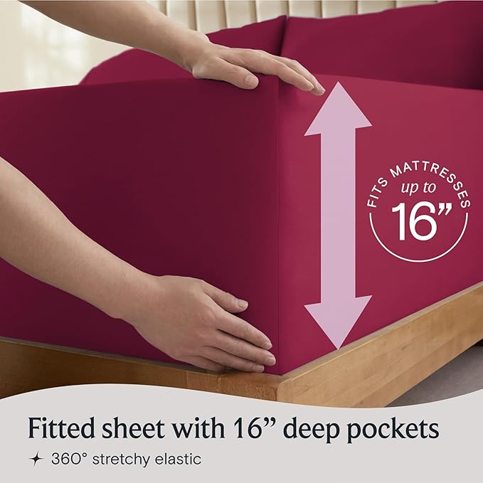 LuxClub Twin XL Sheets - Image 6