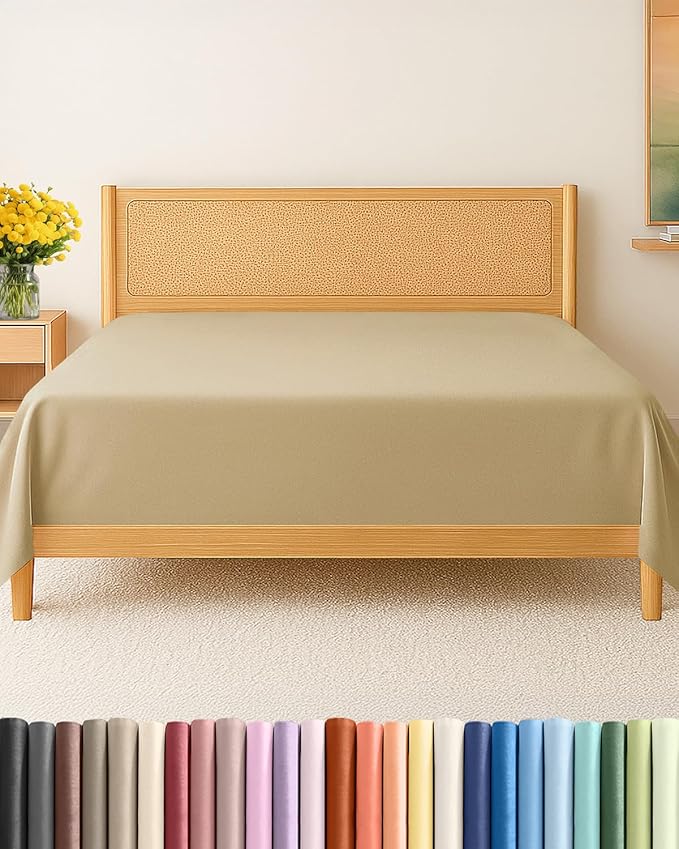 Twin XL Size Flat Sheet by CGKUnlimited