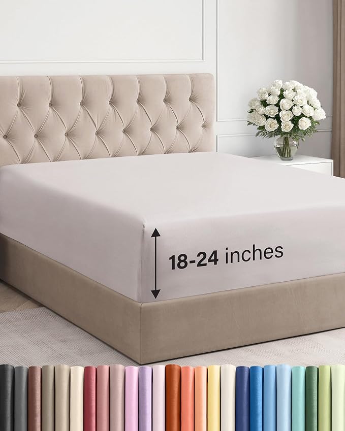Extra Deep King Fitted Sheet by CGKUnlimited