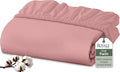 Royale Linens 100% Organic Cotton Fitted Sheet by ROYALELINENS