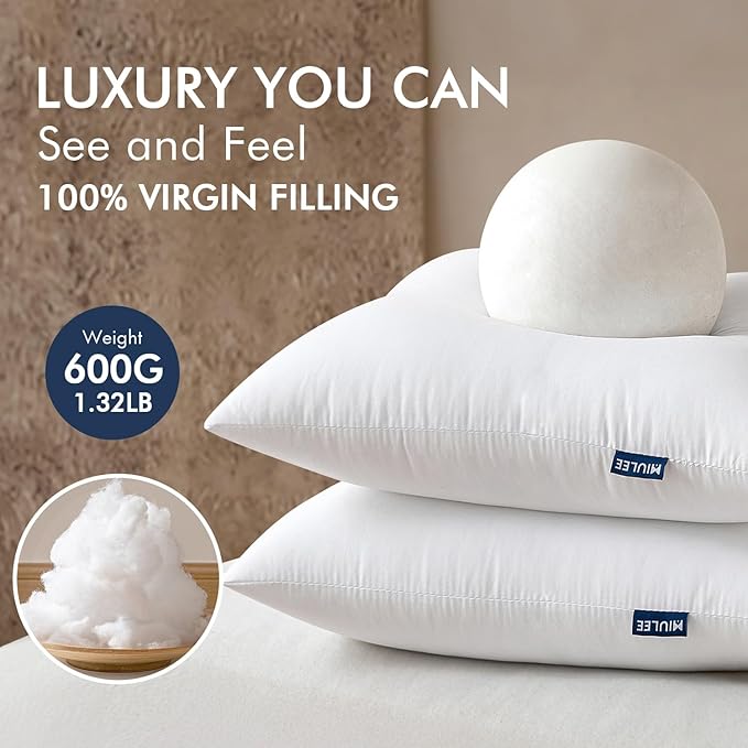 MIULEE Throw Pillows Inserts - Image 2