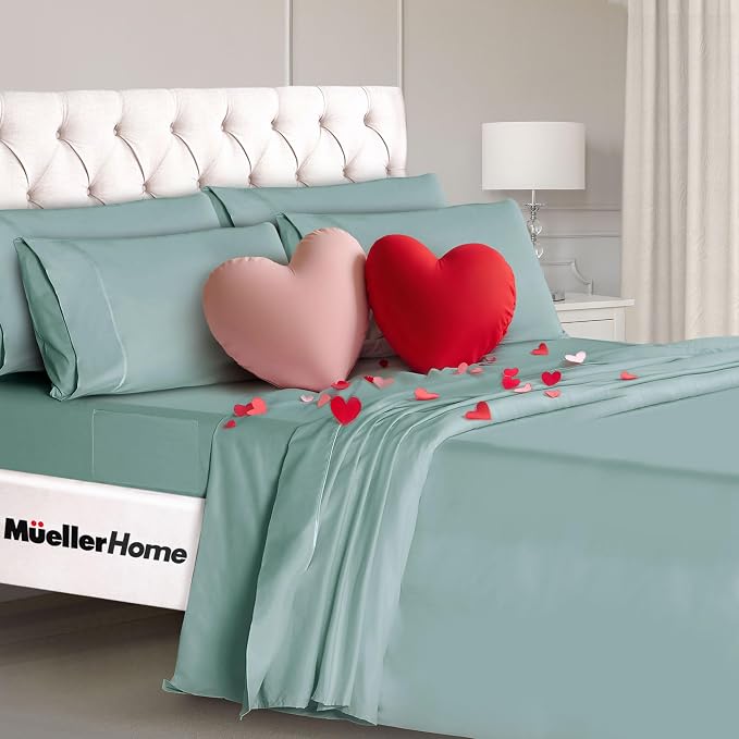 Mueller Luxury 6 Piece Queen Sheet Set - Image 9