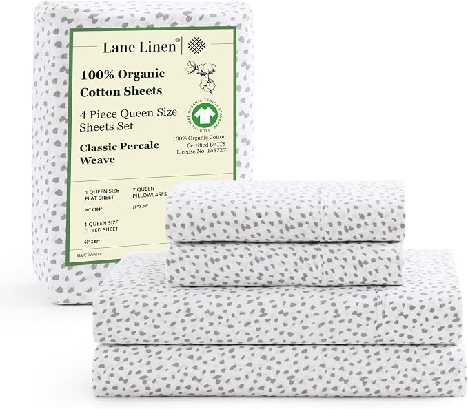 LANE LINEN 100% Organic Cotton Sustainaly Produced Twin XL Bed Sheets, Okeo Tex - Image 9