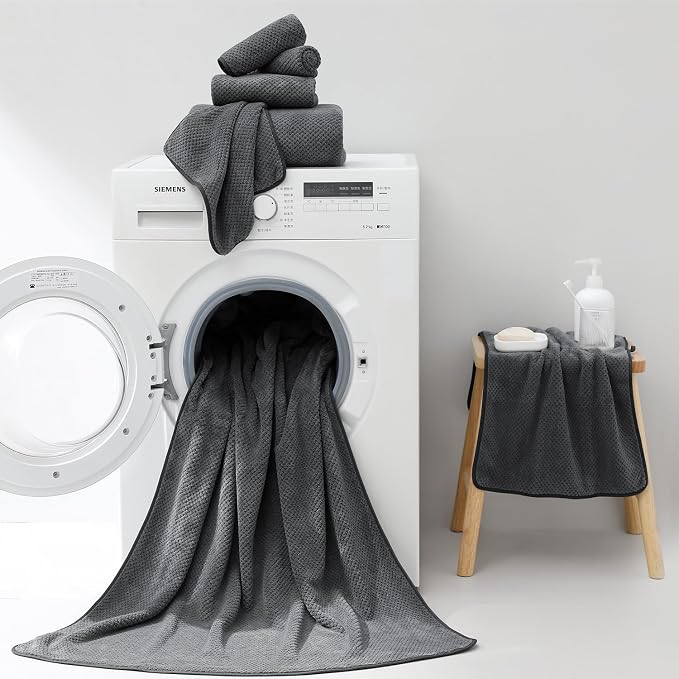 18 Piece Microfiber Bath Towels Set - Image 2
