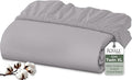 Royale Linens 100% Organic Cotton Fitted Sheet by ROYALELINENS