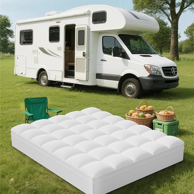 ELEMUSE RV Short Queen Mattress Topper - Image 3